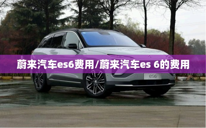蔚来汽车es6费用/蔚来汽车es 6的费用 蔚来汽车es6费用/蔚来汽车es 6的费用