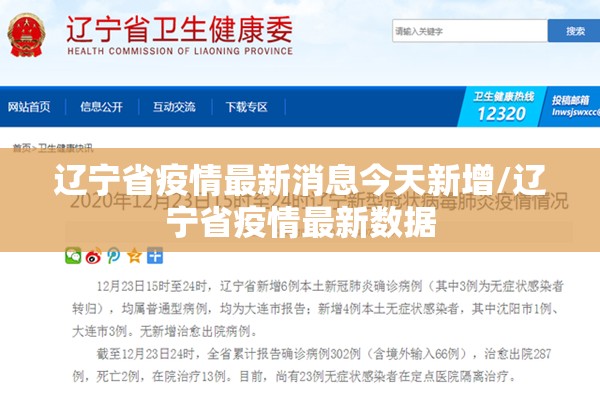 辽宁省疫情最新消息今天新增/辽宁省疫情最新数据 辽宁省疫情最新消息今天新增/辽宁省疫情最新数据