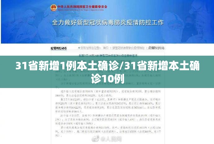 31省新增1例本土确诊/31省新增本土确诊10例 31省新增1例本土确诊/31省新增本土确诊10例