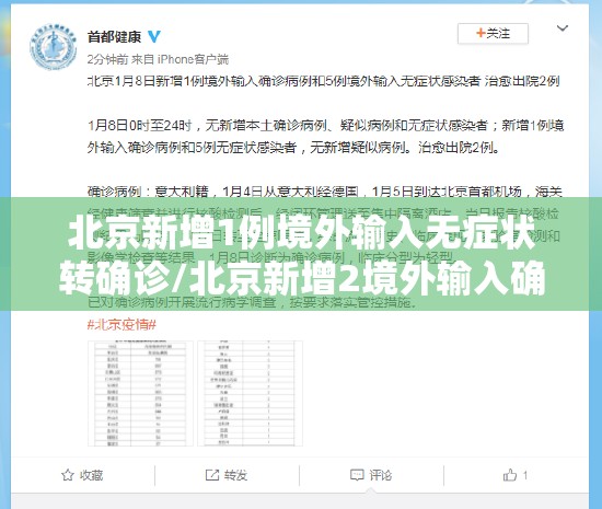 北京新增1例境外输入无症状转确诊/北京新增2境外输入确诊 北京新增1例境外输入无症状转确诊/北京新增2境外输入确诊