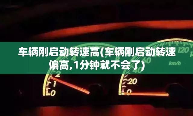 车辆刚启动转速高(车辆刚启动转速偏高,1分钟就不会了) 车辆刚启动转速高(车辆刚启动转速偏高,1分钟就不会了)