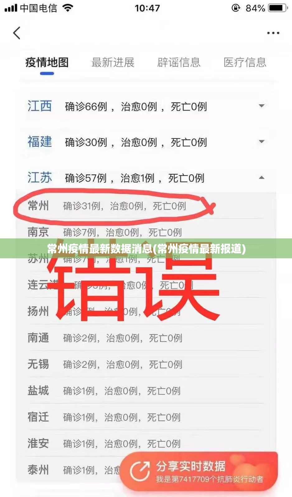 常州疫情最新数据消息(常州疫情最新报道)