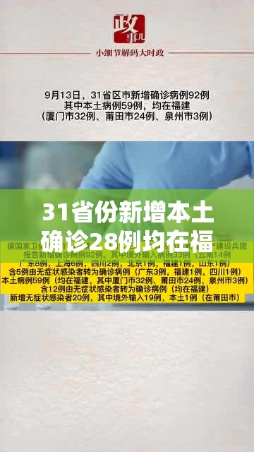 31省份新增本土确诊28例均在福建/31省份新增本土确诊62例福建61例