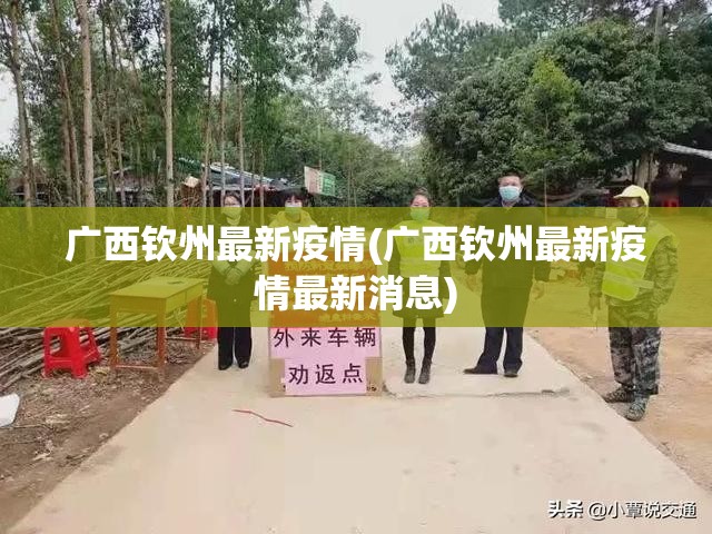 广西钦州最新疫情(广西钦州最新疫情最新消息) 广西钦州最新疫情(广西钦州最新疫情最新消息)