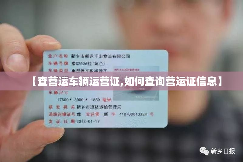【查营运车辆运营证,如何查询营运证信息】 【查营运车辆运营证,如何查询营运证信息】