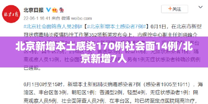 北京新增本土感染170例社会面14例/北京新增7人 北京新增本土感染170例社会面14例/北京新增7人