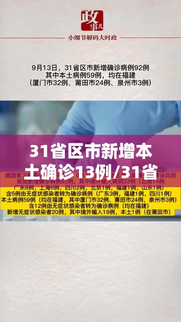 31省区市新增本土确诊13例/31省区市新增本土确诊13例m