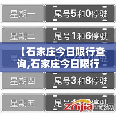 【石家庄今日限行查询,石家庄今日限行查询表】 【石家庄今日限行查询,石家庄今日限行查询表】