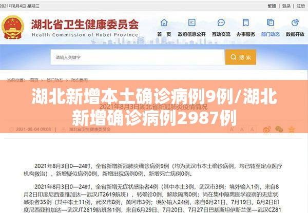 湖北新增本土确诊病例9例/湖北新增确诊病例2987例 湖北新增本土确诊病例9例/湖北新增确诊病例2987例