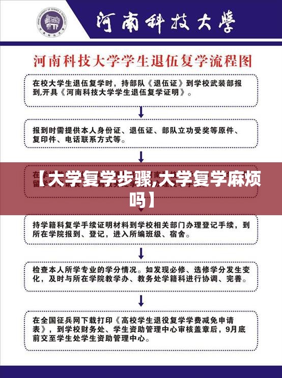 【大学复学步骤,大学复学麻烦吗】 【大学复学步骤,大学复学麻烦吗】