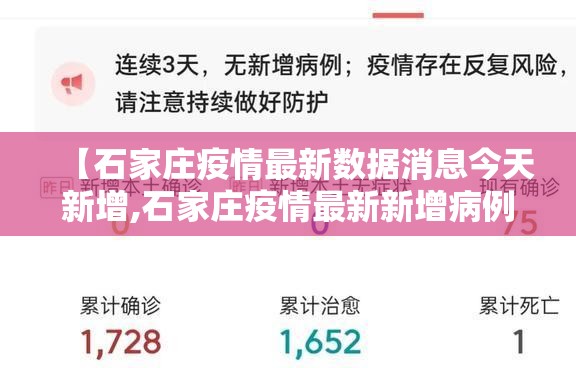 【石家庄疫情最新数据消息今天新增,石家庄疫情最新新增病例】 【石家庄疫情最新数据消息今天新增,石家庄疫情最新新增病例】