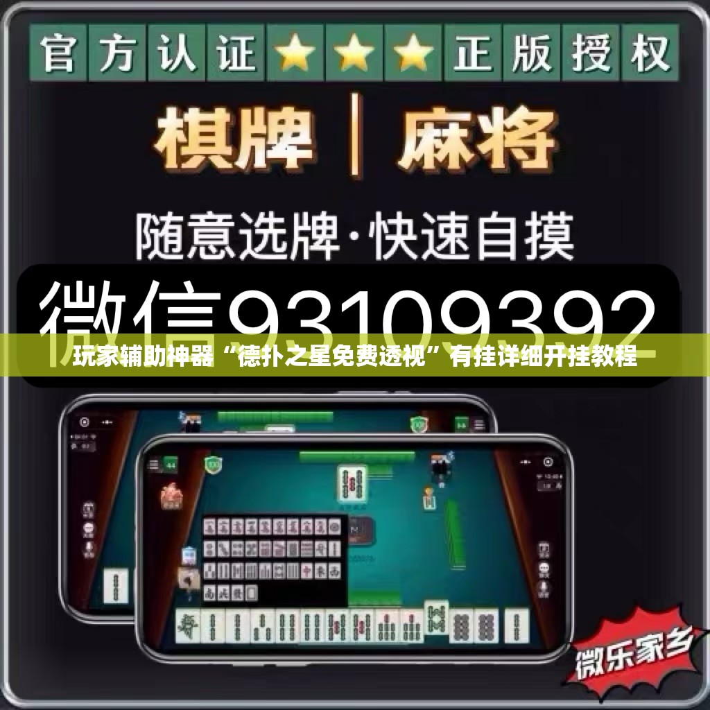 玩家辅助神器“德扑之星免费透视	”有挂详细开挂教程