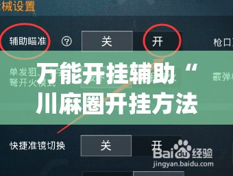 万能开挂辅助“川麻圈开挂方法(辅助神器)开挂详细教程 万能开挂辅助“川麻圈开挂方法(辅助神器)开挂详细教程