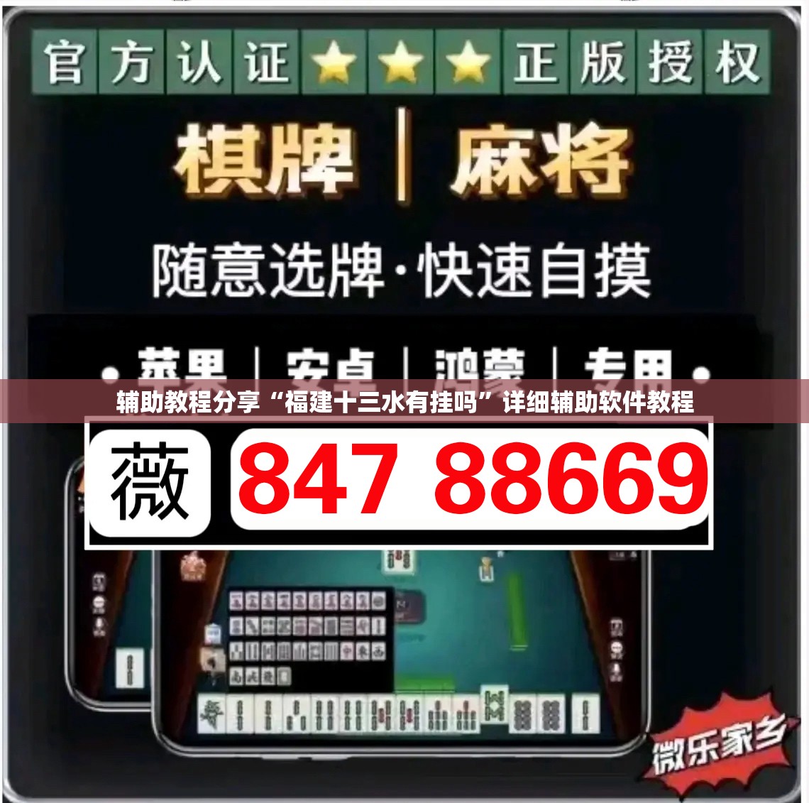 辅助教程分享“福建十三水有挂吗	”详细辅助软件教程