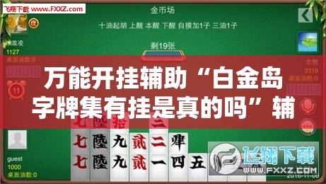 万能开挂辅助“白金岛字牌集有挂是真的吗”辅助透视教程