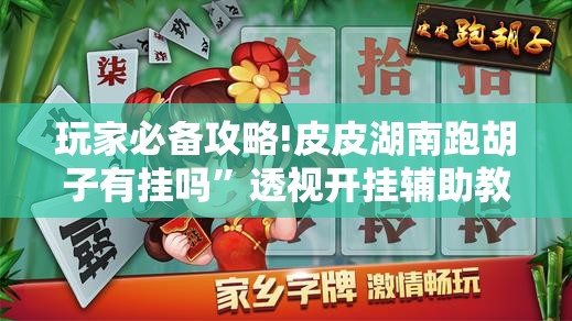 玩家必备攻略!皮皮湖南跑胡子有挂吗	”透视开挂辅助教程