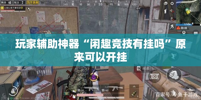 玩家辅助神器“闲趣竞技有挂吗”原来可以开挂