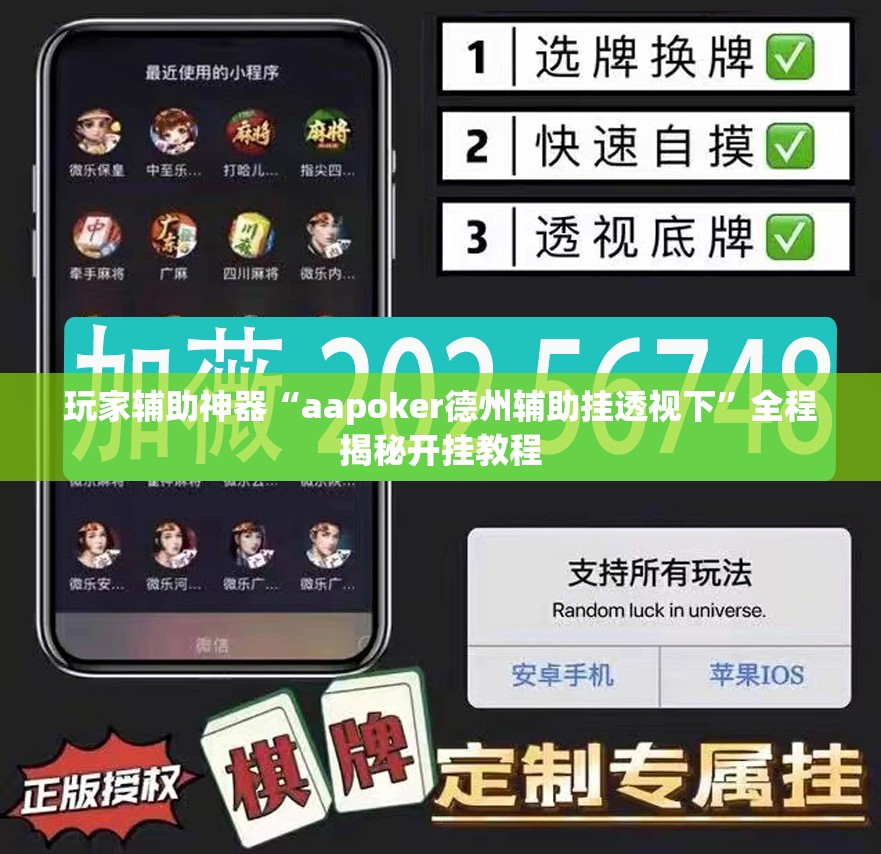 玩家辅助神器“aapoker德州辅助挂透视下”全程揭秘开挂教程