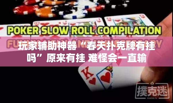 玩家辅助神器“春天扑克牌有挂吗”原来有挂 难怪会一直输