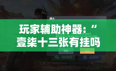 玩家辅助神器:“壹柒十三张有挂吗”2026开挂教程步骤