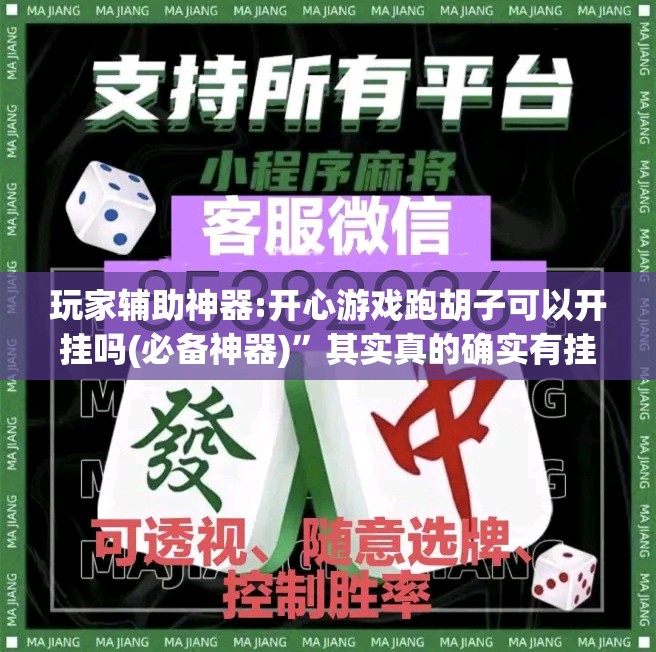 玩家辅助神器:开心游戏跑胡子可以开挂吗(必备神器)”其实真的确实有挂