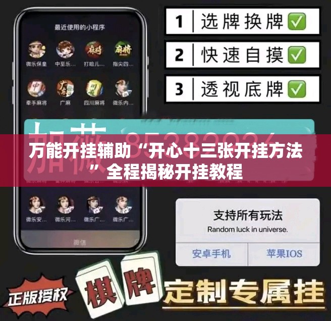 万能开挂辅助“开心十三张开挂方法”全程揭秘开挂教程